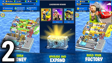 Idle Inventor - Factory Tycoon - Gameplay / Walkthrough Part 2 (IOS & Android Game)