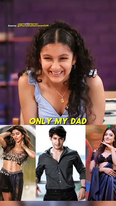 Sitara Ghattamaneni❤️ Sreeleela Favorit, Rashmika Mandanna & Mahesh Babu