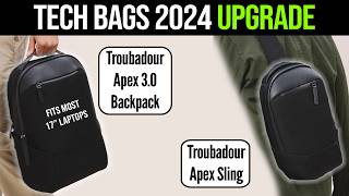My New Tech Backpack (2024 Update) | Troubadour Apex Backpack 3.0 | H2TechVideos