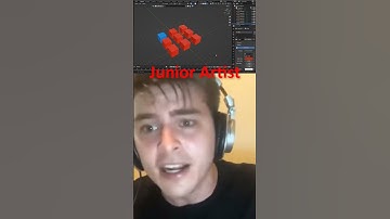 Jr vs Sr Artist: Material to Selected #blendertutorial #blender #blendercommunity #blender3d #b3d