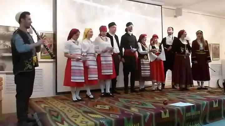 Thracian Greek carol - Enotita Dance Group  and Suren Voskanian, Kyiv, Ukraine