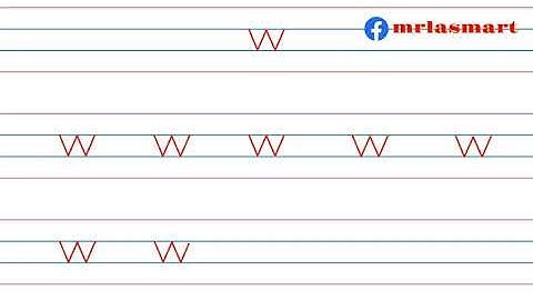 How to Write small w | Precise Formation | Merryland Academy Digital Classroom