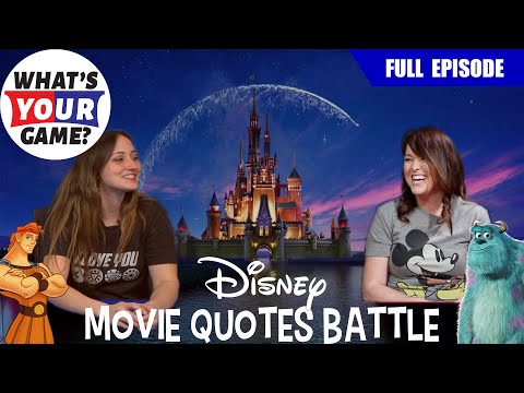 Disney Movie Quotes Battle | What's Your Game? S01E08