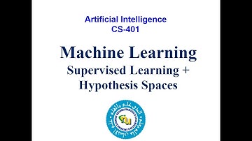Machine Learning - Supervised Learning + Hypothesis Spaces [URDU/HINDI]