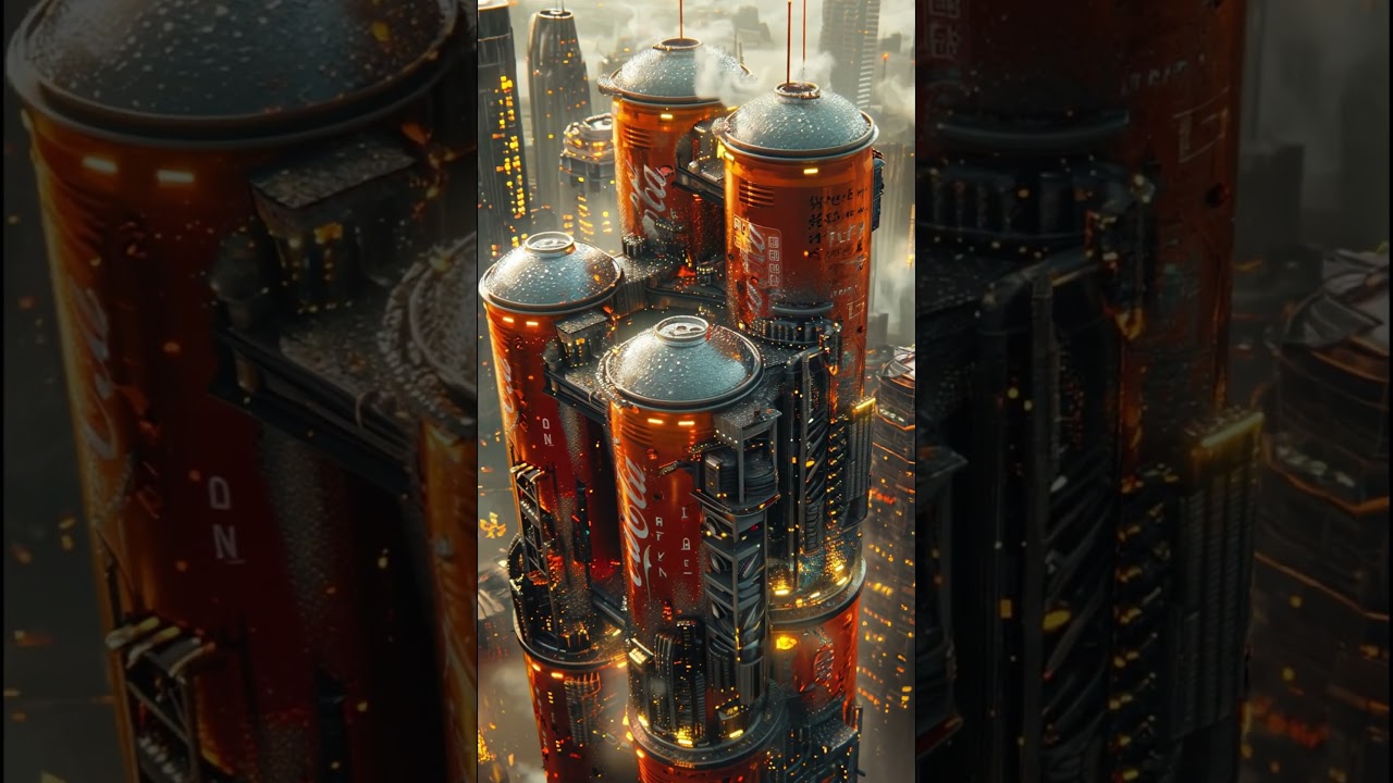 The surreal and fascinating world of architecture of Coca-Cola shaped skyscrapers and buildings!