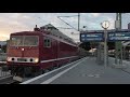 Halle (Saale) Hbf: Ausfahrt eines Sonderzuges in Richtung Berlin