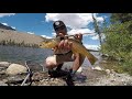 Eastern Sierra Trout Fishing at Childhood Lake - Caught My PB Sierra Brown Trout on the Fly