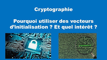 Cryptographie - Les vecteurs d