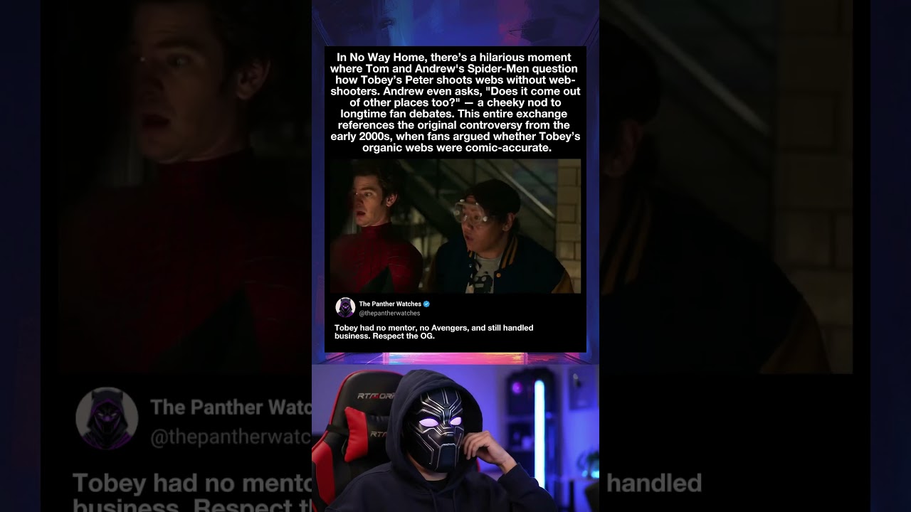 Spider-Men Compare Webs — and Tobey Wins by Biology | 