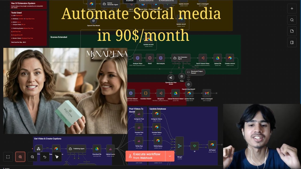 This AI System makes Infinite UGC ads for ANY product - with 1 click (n8n x Veo3 No-Code Tutorial