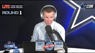 Dallas Cowboys staff react to Solomon Thomas  being drafted by San Francisco - 2017 NFL draft