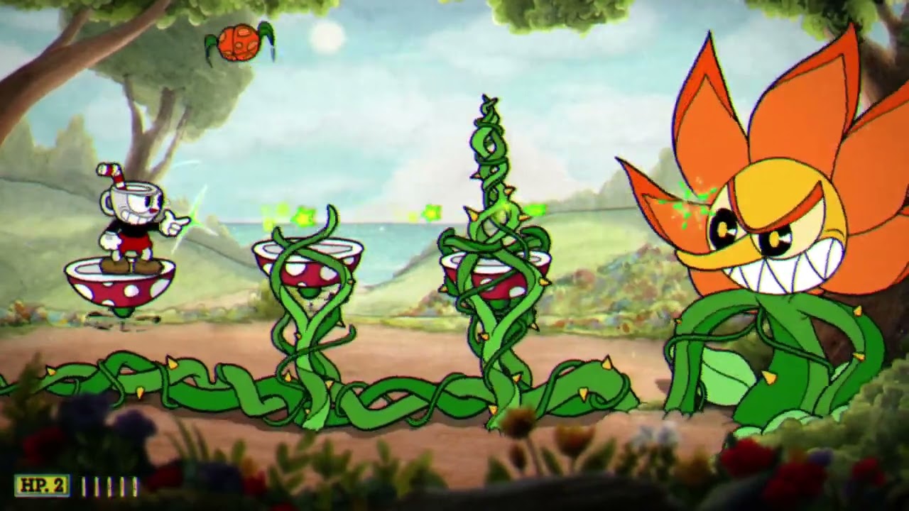 Cuphead - El girasol loco