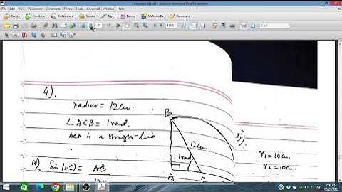 Exam Ex 8.4, Circular Measures, Additional Mathematics 4037, IGCSE and O level