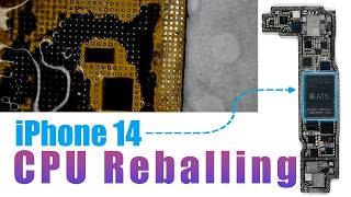iPhone 14 CPU Reballing Complete Process | Dead Phone Repair Successfully |Noor telecom