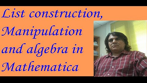 Lists, Matrices and tables in Mathematica