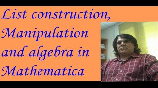 Lists, Matrices and tables in Mathematica