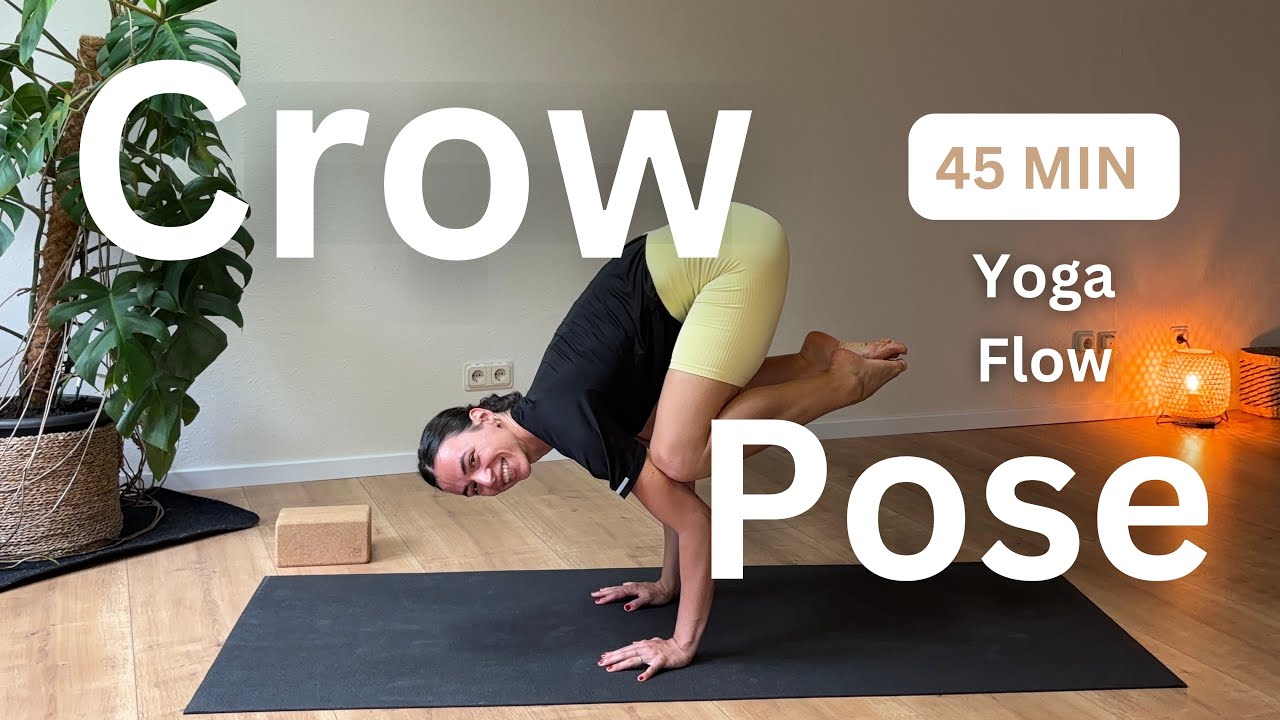 45 MIN BAKASANA FLOW | Yoga | No Music | All Level | Arm Balance | Core Strength | Power Flow |