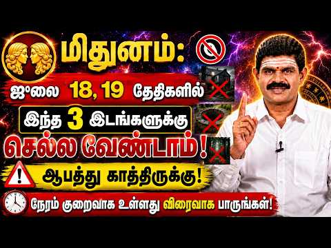 மிதுனம்: இன்று இரவு 11 மணிக்கு மேல் இந்த 3 இடங்களுக்கு செல்ல வேண்டாம்! எச்சரிக்கை பதிவு! Mithunam 