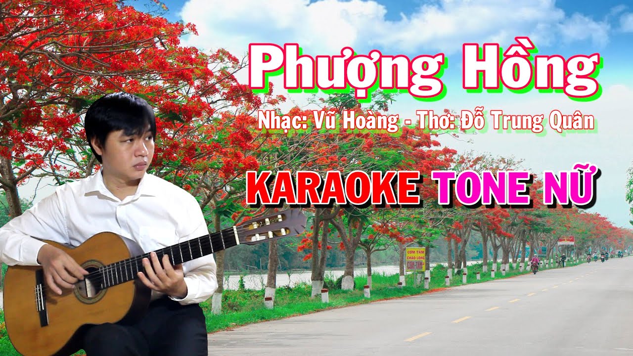 Phượng Hồng Karaoke Tone Nữ Beat Guitar Karaoke NBC YouTube