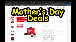 Mothers Day Tool Deals At Home Depot & Amazon