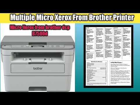 Brother DCP7500D|Micro Xerox 
