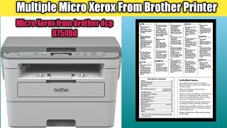 Brother DCP7500D|Micro Xerox 