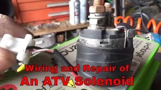 ATV Starting Solenoid, How to Wire, Troubleshoot, and Bypass. - YouTube Honda Atv Solenoid Wiring Diagram YouTube