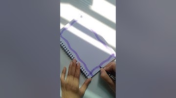 💜🖤 purple page border design 🖤💜 #shorts #art #a4sheetdesign #borderdesign