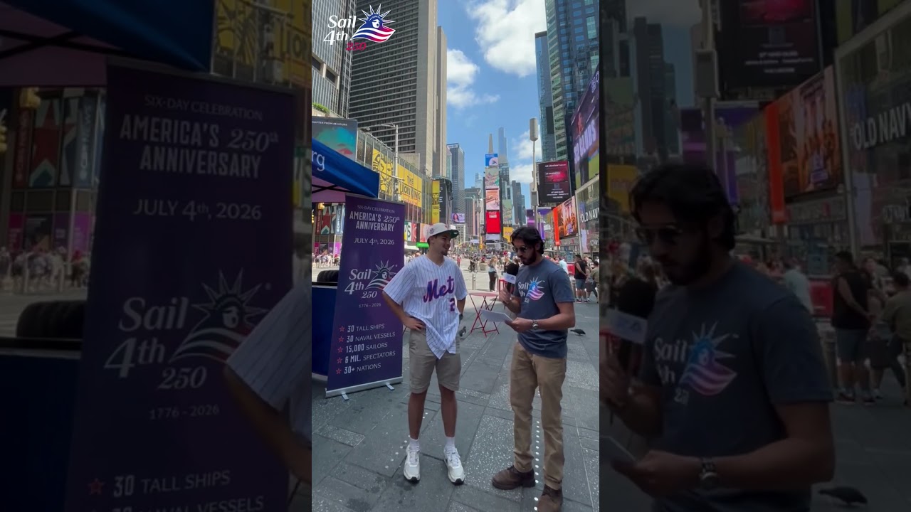 Times Square Street Interview! 