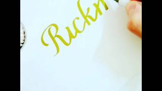 Custom Calligraphy Wedding Envelope