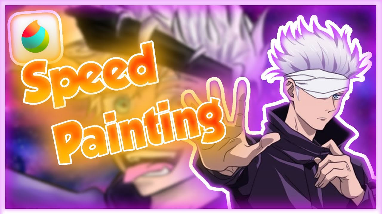 [Speed Drawing] Fan art Satoru Gojo (Jujutsu Kaisen) | Medhibang - YouTube