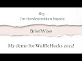 Briefwise demo