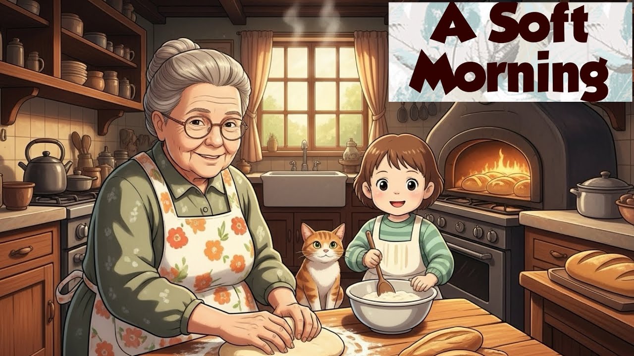 Baking Bread in a Quiet Forest Home | Cozy ASMR