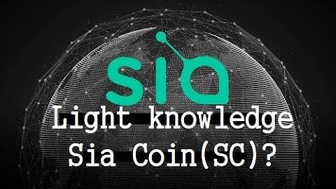 The Siacoin(SC) Information, history  :  cloud storage,Nebulous,David Vorick