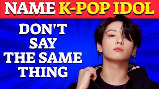 Avoid Saying The Same Thing As Me - IDOL Edition #4