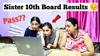 10Th Class Cbse Results Out How My Sister Reaction On Her Result Day 😥| Pass Or Fail ???