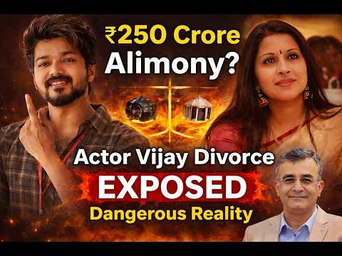 ₹250 Crore Alimony? Vijay Divorce EXPOSED | Social Media vs Law #VijayDivorce#250CroreAlimony