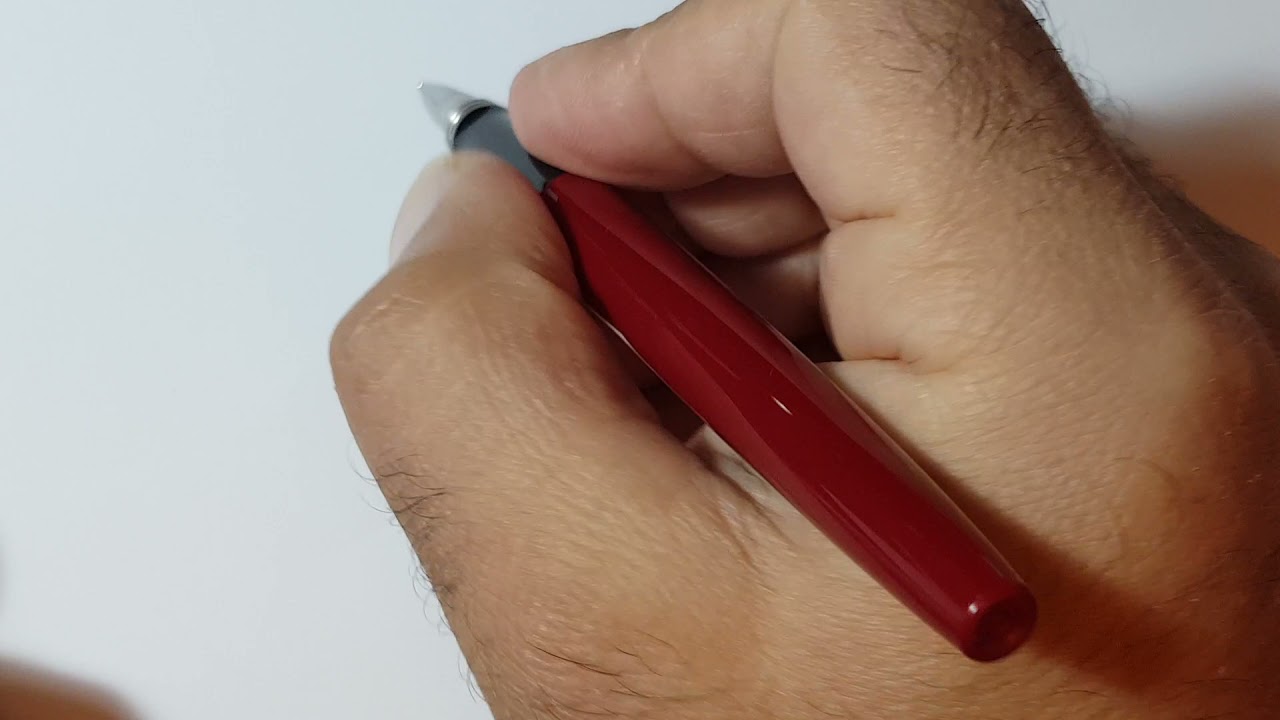 بررسی جوهر مون بلان رنگ آبی رویال، Montblanc Royal blue ink
