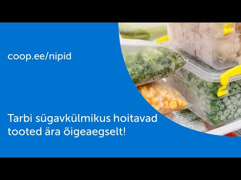 Video: Kui Kaua Toitu Külmkapis, Sügavkülmas Ja Sahvris Jätkub?