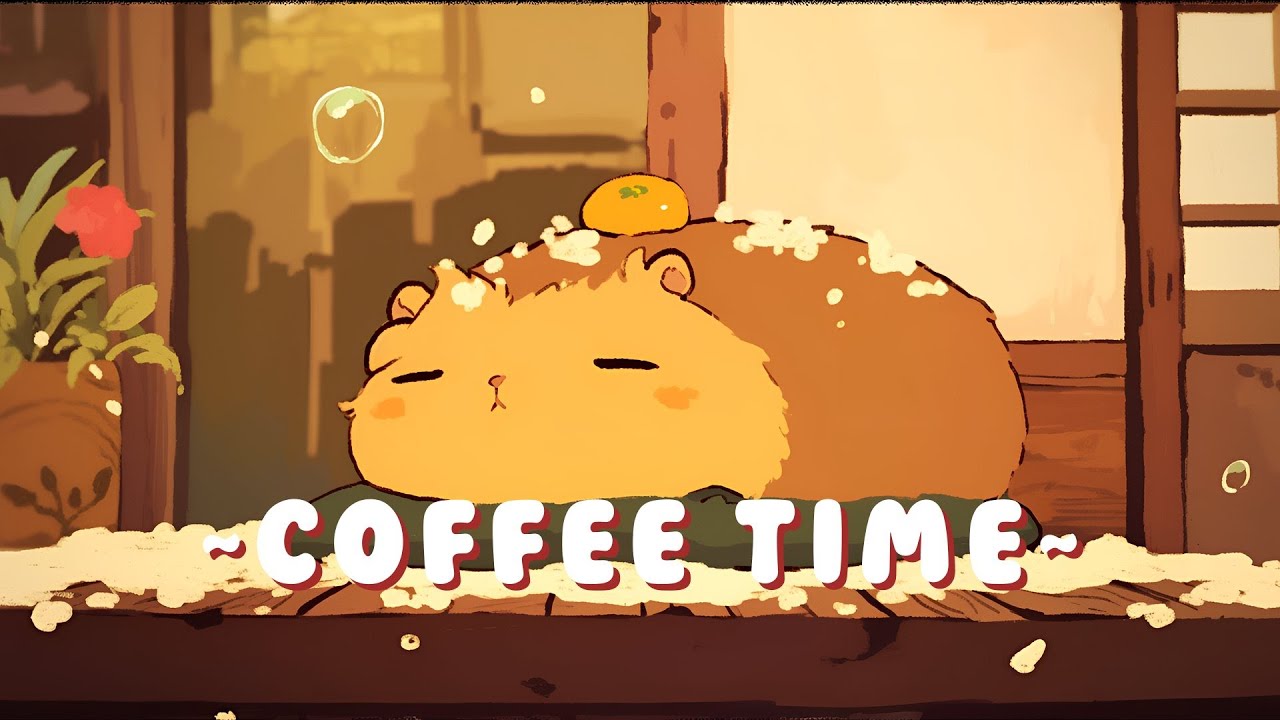 Capybara Beat Station - Cozy Japanese Lofi Mix ~ Quiet Moments ~ 🌸 ☕
