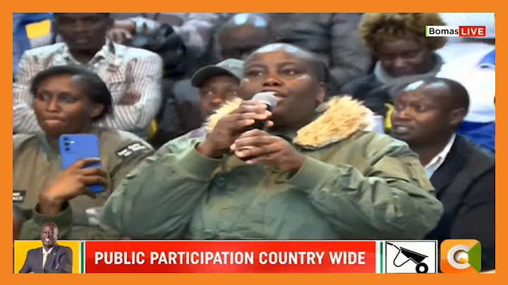 Public Participation discussions of Gachagua's impeachment at Bomas Of Kenya