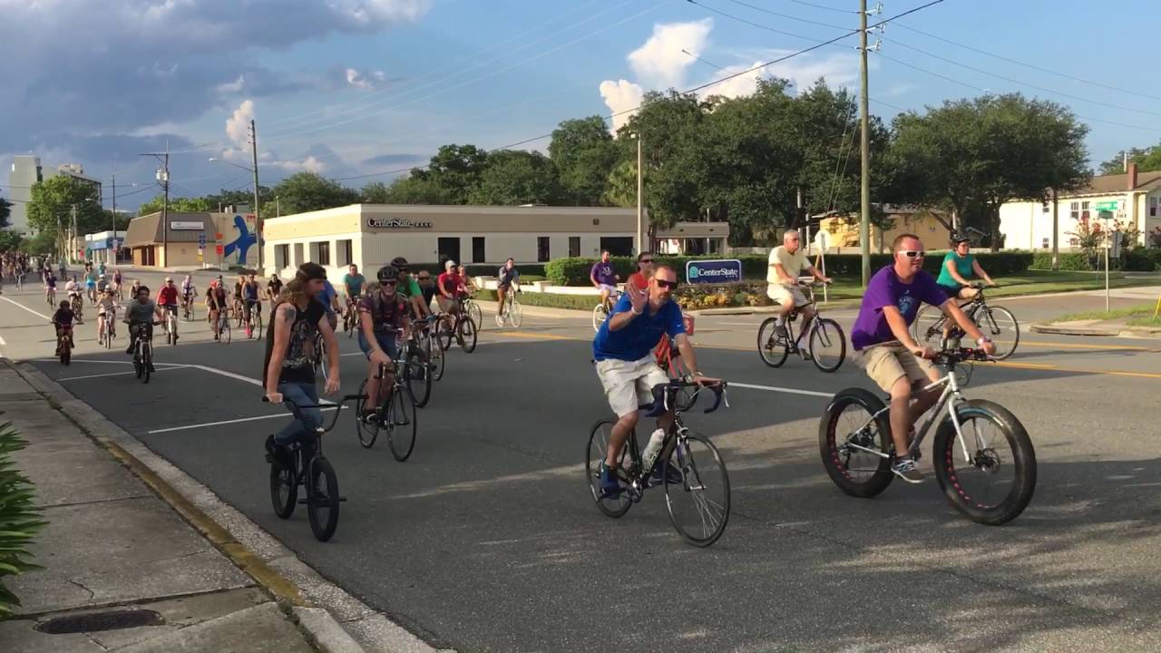 Hundreds In Orlando Bicycle For Pulse Orlando Critical Mass 624 with regard to cycling orlando for Motivate