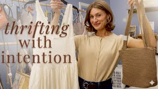 Stop Buying Random Clothes: Thrifting With Intention & Styling the Pieces