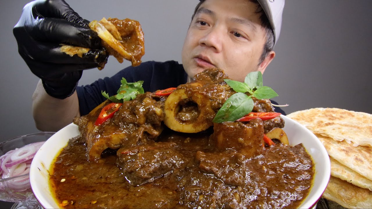 Нихари | Костный мозг | Ешьте и пейте мукбанг | Йен Ан Уонг