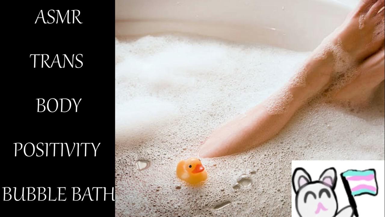 [F4TF] ASMR Trans Body Positivity Bubble Bath Trans girl listener