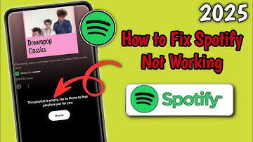 How to Fix Spotify Not Working problem 2025 || Spotify Playlist Empty ( New Update)
