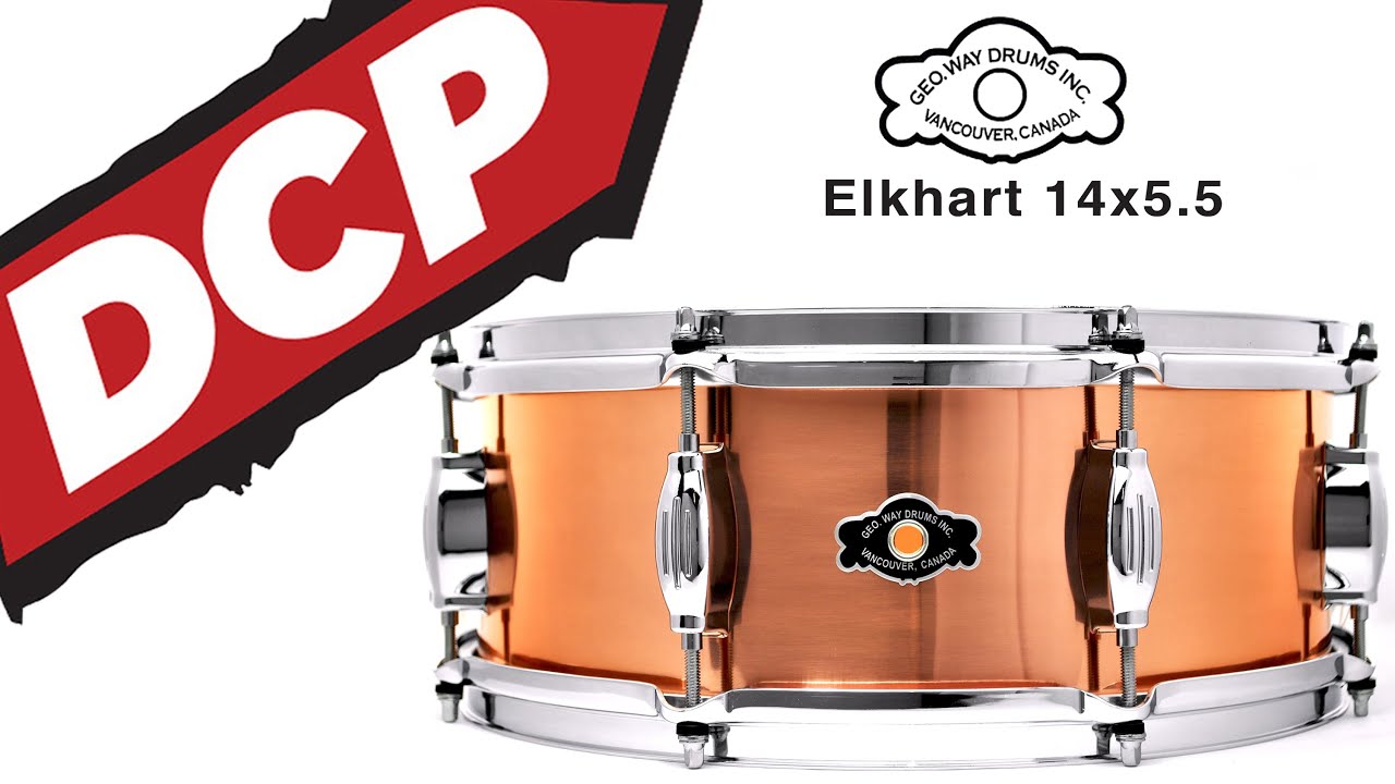 DCP Review: George Way Elkhart Copper Snare Drum 14x5.5 - YouTube