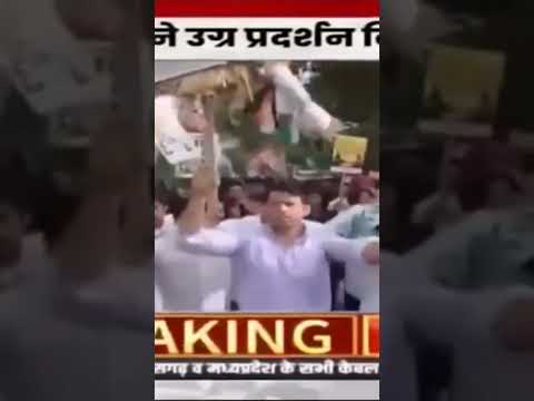 ​ ग्वालियर में युवा कांग्रेस का उग्र प्रदर्शन, पुलिस ने चलाई वॉटर कैनन।