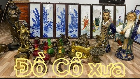 🔴🔴 Ông Tơ Bà Nguyệt Gốm Biên Hoà _ Tượng Đạt Ma To Khủng _ Tranh Tàu Xưa. Tối 4/5 #đồcổcầnthơ