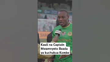 Mwamnyeto Azungumza Baada Ya Yanga Kuchukua Kombe Ayomamedia 